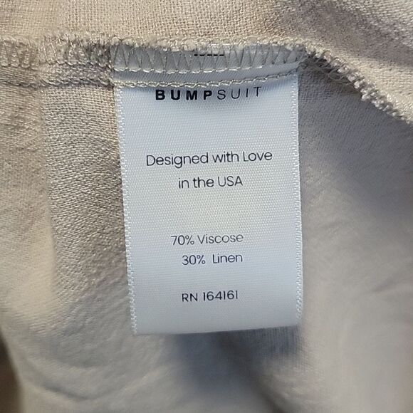 Bumpsuit Cut Out Linen Blend Dress - Picture 14 of 14